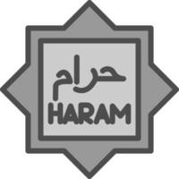 haram vector icoon ontwerp