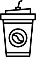 koffie meenemen vector icoon ontwerp