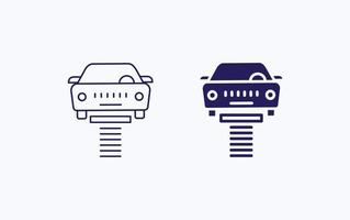 auto reparatie hijs- vector illustratie icoon
