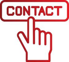 contact vector pictogram