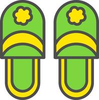 slippers vector icoon