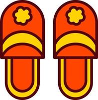 slippers vector icoon