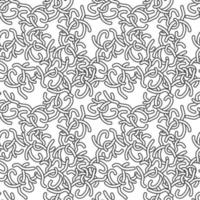 wormen concept vector naadloos patroon in dun lijn stijl
