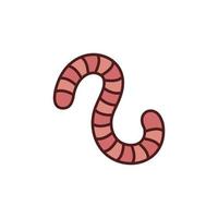 worm vector concept gekleurde modern icoon of symbool