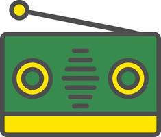 radio vector pictogram