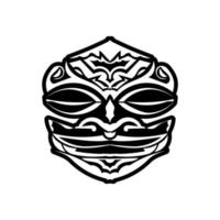 tribal masker gemaakt in vector. traditioneel totem symbool geïsoleerd. vector