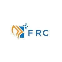 frc credit reparatie accounting logo ontwerp Aan wit achtergrond. frc creatief initialen groei diagram brief logo concept. frc bedrijf financiën logo ontwerp. vector