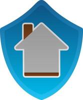 huis veiligheid vector icoon ontwerp