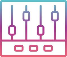 bedieningspaneel vector pictogram