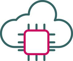 cloud computing vector icon