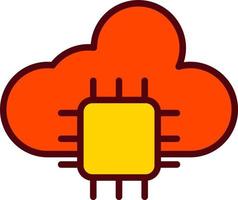 cloud computing vector icon