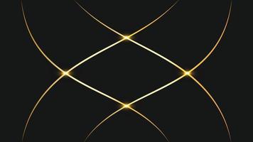 luxe zwart en gouden lijnen abstract achtergrond. modern luxe gouden helling meetkundig achtergrond vector