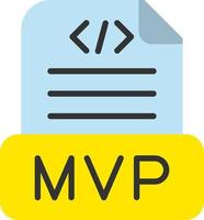 mvp vector icoon ontwerp