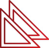 driehoek vector pictogram