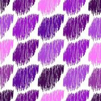 naadloos patroon met hand- getrokken Purper kattebelletje smeren. abstract grunge textuur. vector illustratie