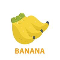 de drieling banaan vector