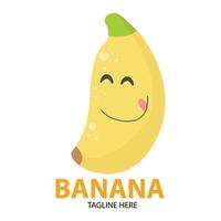 heerlijk smakelijk banaan logo vector