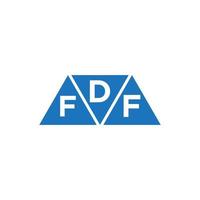 dff credit reparatie accounting logo ontwerp Aan wit achtergrond. dff creatief initialen groei diagram brief logo concept. dff bedrijf financiën logo ontwerp. vector