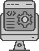 software ontwikkelaar vector icoon ontwerp