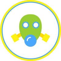 gas- masker vector icoon ontwerp