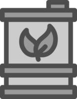 biobrandstof barrell flat icon vector