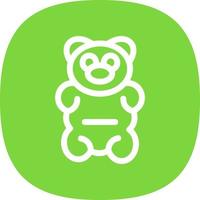 kleverig beer vector icoon ontwerp