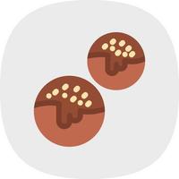 Choco ballen vector icoon ontwerp