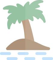 palm eiland vector icoon ontwerp