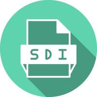 sdi het dossier formaat icoon vector