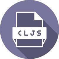 cljs het dossier formaat icoon vector