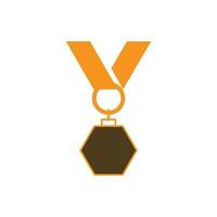 medaille logo sjabloon vector illustratie icoon ontwerp