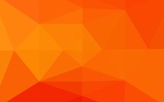 licht oranje vector abstracte mozaïek achtergrond.