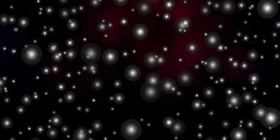 donkerroze vectorachtergrond met kleurrijke sterren. vector