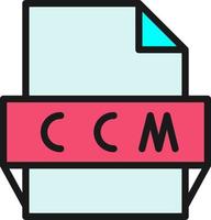 ccm het dossier formaat icoon vector