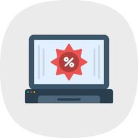 online korting vector icoon ontwerp
