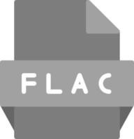 flac het dossier formaat icoon vector