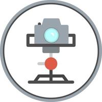 statief camera plat pictogram vector