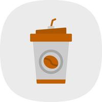 koffie meenemen vector icoon ontwerp