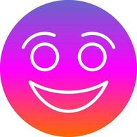 glimlachen gezicht vector icoon ontwerp