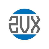 zvx brief logo ontwerp Aan wit achtergrond. zvx creatief initialen cirkel logo concept. zvx brief ontwerp. vector