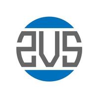 zvs brief logo ontwerp Aan wit achtergrond. zvs creatief initialen cirkel logo concept. zvs brief ontwerp. vector