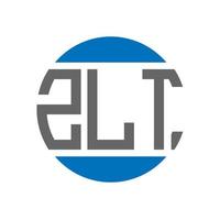 zlt brief logo ontwerp Aan wit achtergrond. zlt creatief initialen cirkel logo concept. zlt brief ontwerp. vector