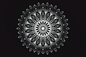 luxe mandala ontwerp achtergrond vrij vector