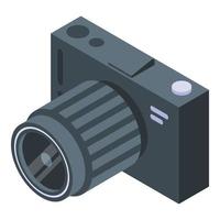 foto camera icoon, isometrische stijl vector