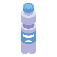 water fles icoon, isometrische stijl vector