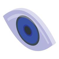 menselijk oog icoon, isometrische stijl vector