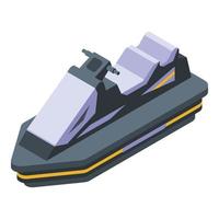 extreem Jet ski icoon, isometrische stijl vector