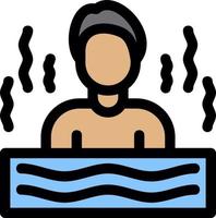 sauna vector icoon ontwerp