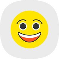 glimlachen gezicht vector icoon ontwerp