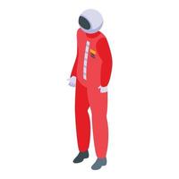 astronaut icoon, isometrische stijl vector